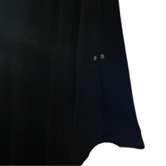 Tommy Hilfiger V-Neck Sheath Dress in Black – EUC Size 16 - Picture 3 of 4